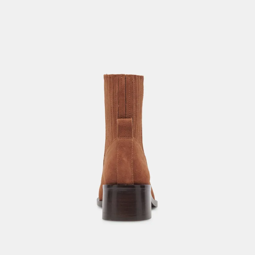 LINNY H2O WIDE BOOTS BROWN SUEDE^Dolce Vita Online
