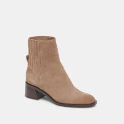 LINNY H2O WIDE BOOTS TRUFFLE SUEDE^Dolce Vita Outlet