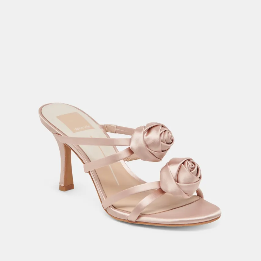 LINZY HEELS LT BLUSH SATIN^Dolce Vita Clearance