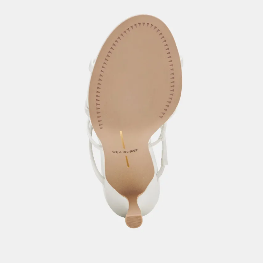 LINZY HEELS TRUE WHITE SATIN^Dolce Vita Outlet