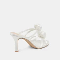 LINZY HEELS TRUE WHITE SATIN^Dolce Vita Outlet