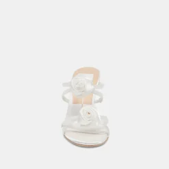 LINZY HEELS TRUE WHITE SATIN^Dolce Vita Outlet