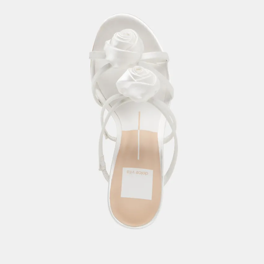 LINZY HEELS TRUE WHITE SATIN^Dolce Vita Outlet