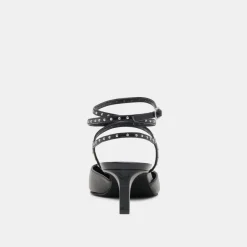 LOKLYN STUD HEELS MIDNIGHT CRINKLE PATENT^Dolce Vita New