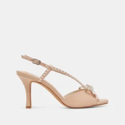 LONNY PEARL HEELS BLUSH SATIN^Dolce Vita Fashion