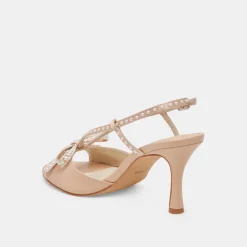LONNY PEARL HEELS BLUSH SATIN^Dolce Vita Fashion