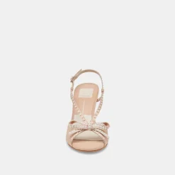 LONNY PEARL HEELS BLUSH SATIN^Dolce Vita Fashion