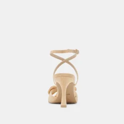 LORISA HEELS NATURAL WOVEN RAFFIA^Dolce Vita Fashion