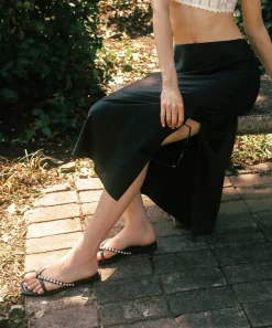 LUCCA PEARL SANDALS BLACK PEARLS^Dolce Vita New