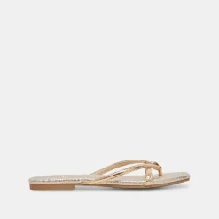 LUCCA SANDALS GOLD DISTRESSED STELLA^Dolce Vita Clearance