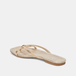 LUCCA SANDALS GOLD DISTRESSED STELLA^Dolce Vita Clearance