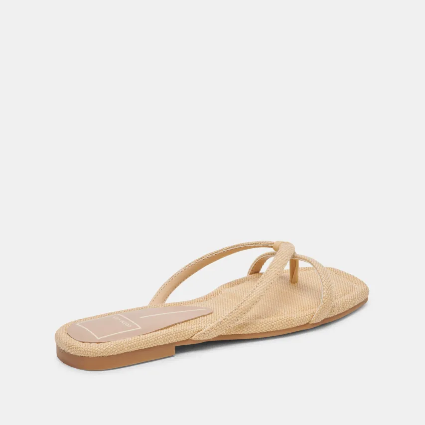 LUCCA SANDALS NATURAL RAFFIA^Dolce Vita Fashion