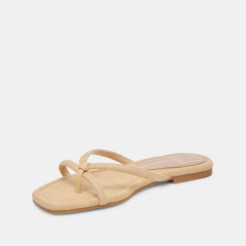 LUCCA SANDALS NATURAL RAFFIA^Dolce Vita Fashion
