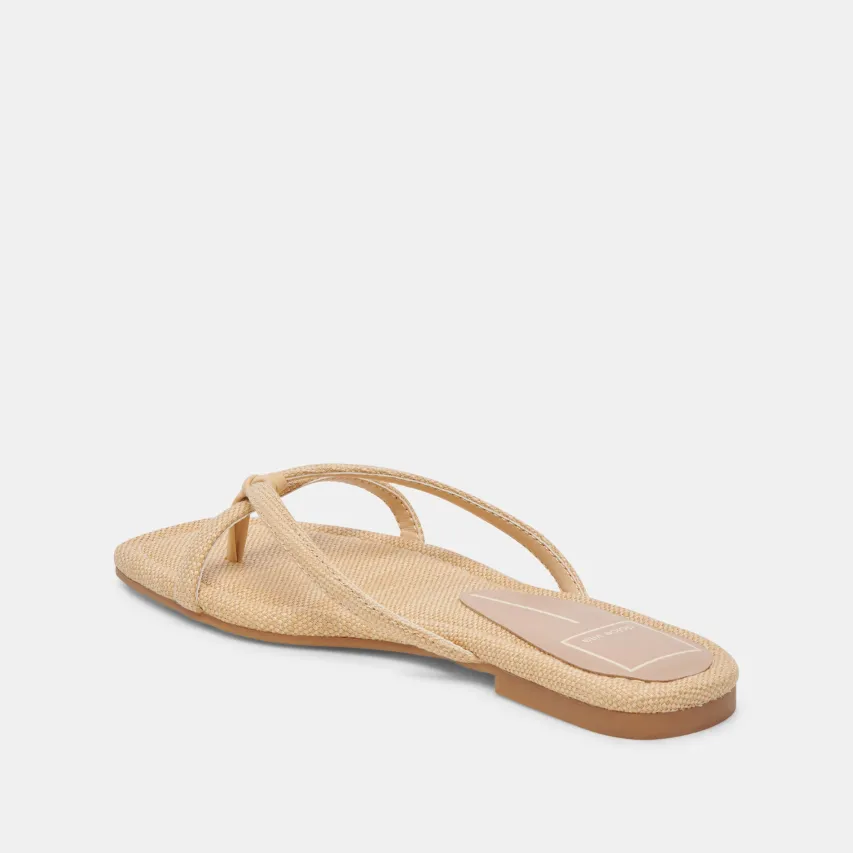 LUCCA SANDALS NATURAL RAFFIA^Dolce Vita Fashion