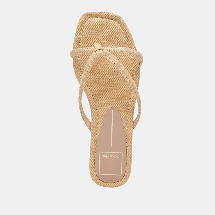 LUCCA SANDALS NATURAL RAFFIA^Dolce Vita Fashion