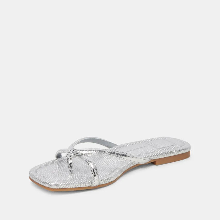 LUCCA SANDALS SILVER DISTRESSED STELLA^Dolce Vita Clearance