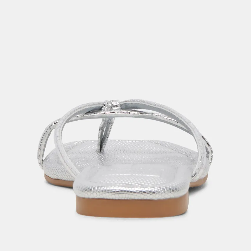 LUCCA SANDALS SILVER DISTRESSED STELLA^Dolce Vita Clearance