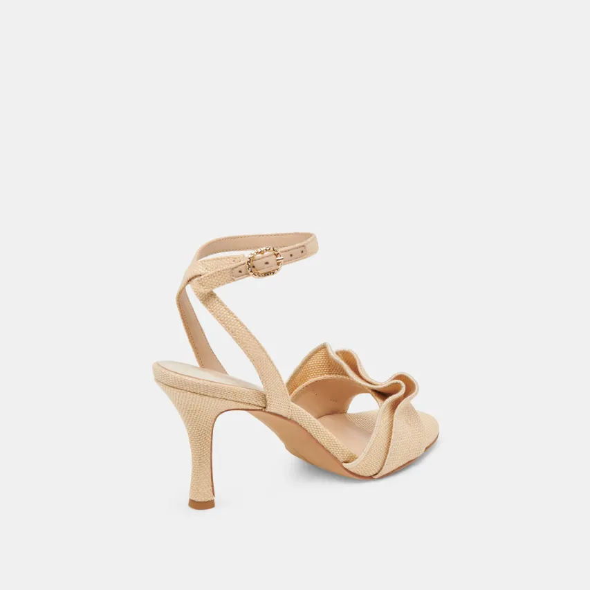 LUNETE HEELS LT NATURAL WOVEN RAFFIA^Dolce Vita Sale