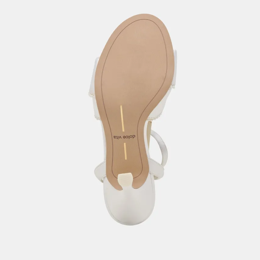 LUNETE PEARL HEELS VANILLA SATIN^Dolce Vita Outlet