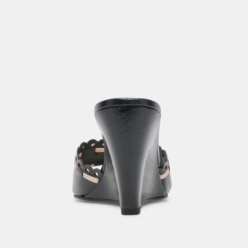 MADALE WEDGES MIDNIGHT PATENT LEATHER^Dolce Vita Online