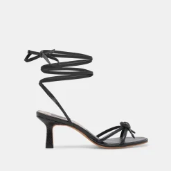 MAISON HEELS BLACK LEATHER^Dolce Vita Clearance