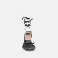 MAISON HEELS BLACK LEATHER^Dolce Vita Clearance