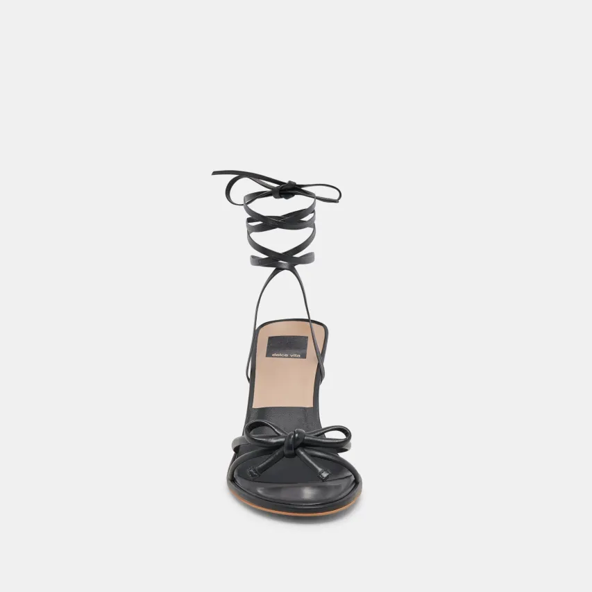 MAISON HEELS BLACK LEATHER^Dolce Vita Clearance