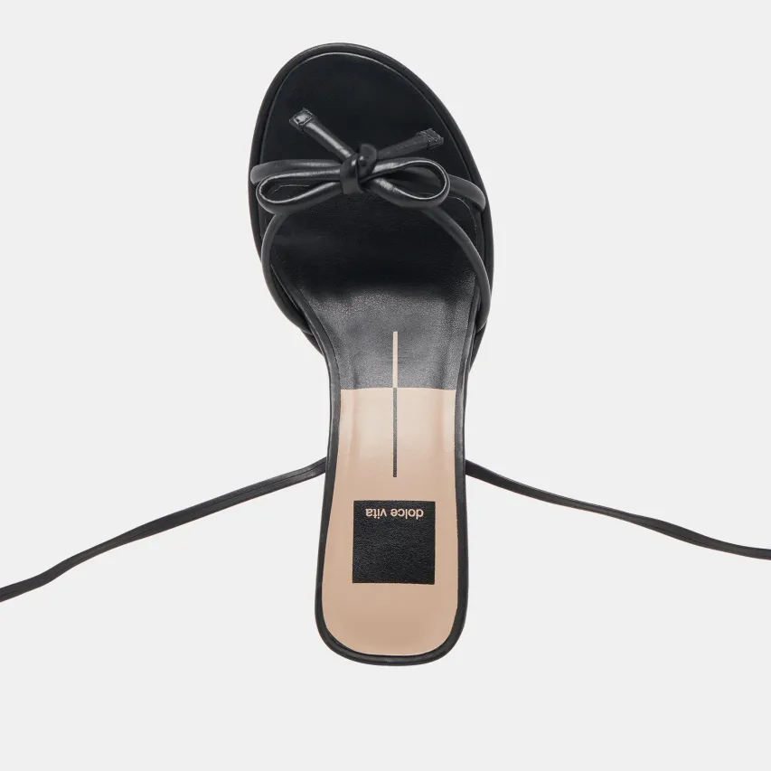 MAISON HEELS BLACK LEATHER^Dolce Vita Clearance