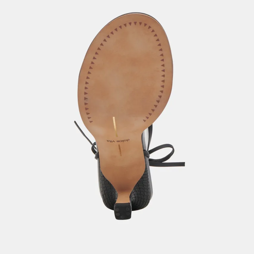 MAISON HEELS BLACK LEATHER^Dolce Vita Clearance