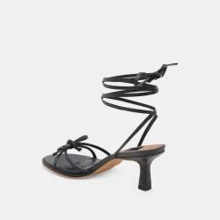 MAISON HEELS BLACK LEATHER^Dolce Vita Clearance