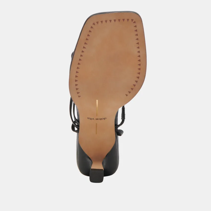 MALABO HEELS BLACK LEATHER^Dolce Vita Clearance