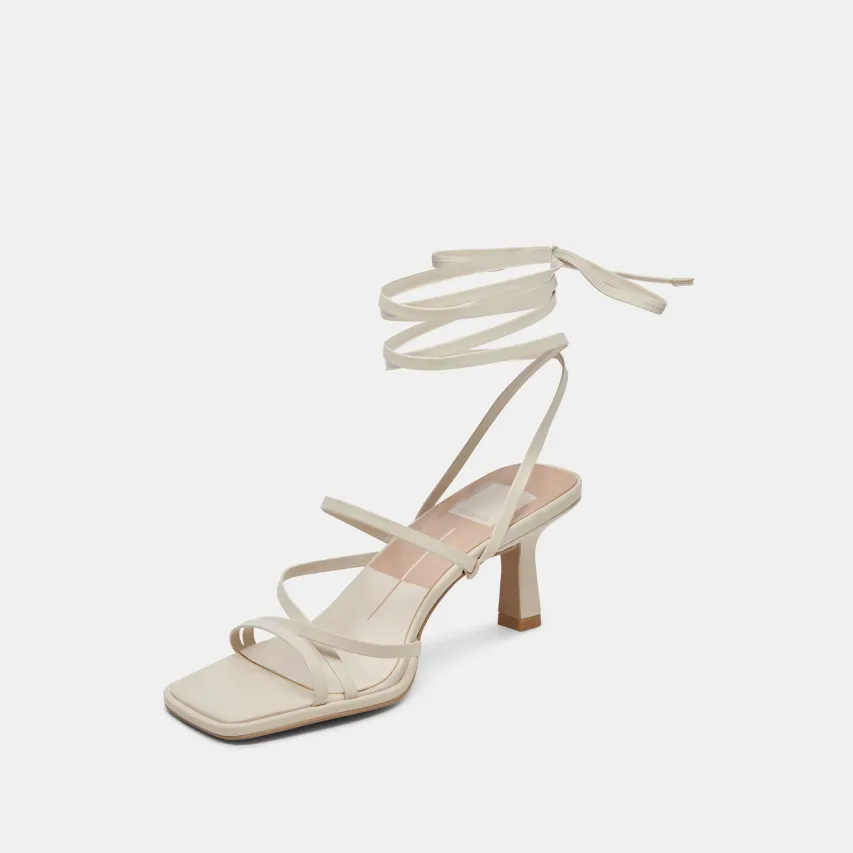 MALABO HEELS IVORY LEATHER^Dolce Vita Outlet