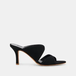MANDEL HEELS ONYX SUEDE^Dolce Vita Clearance