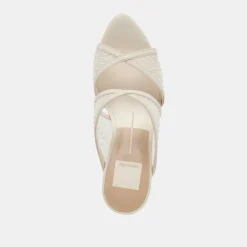 MANDEL PEARL HEELS IVORY MESH^Dolce Vita Sale