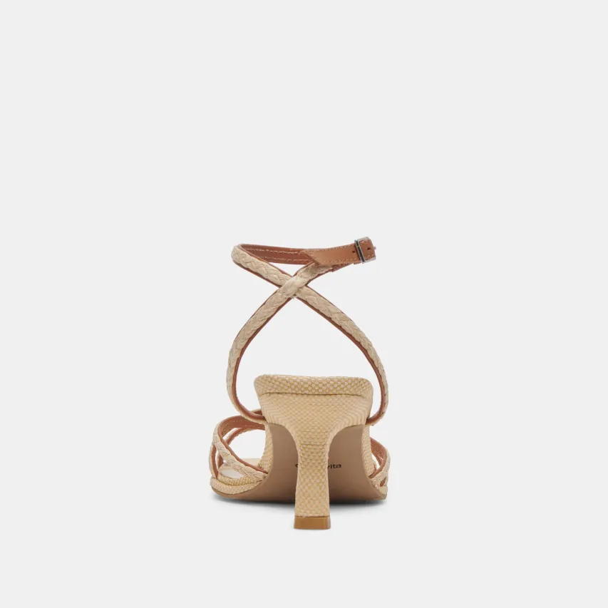 MANJI BRAID HEELS BROWN NATURAL JUTE^Dolce Vita Outlet