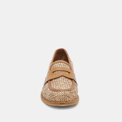 MARINA LOAFERS BROWN MULTI RAFFIA^Dolce Vita Best