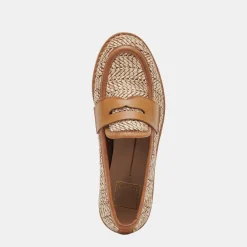 MARINA LOAFERS BROWN MULTI RAFFIA^Dolce Vita Best
