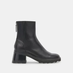MARTEY H2O WIDE BOOTS BLACK LEATHER^Dolce Vita Hot