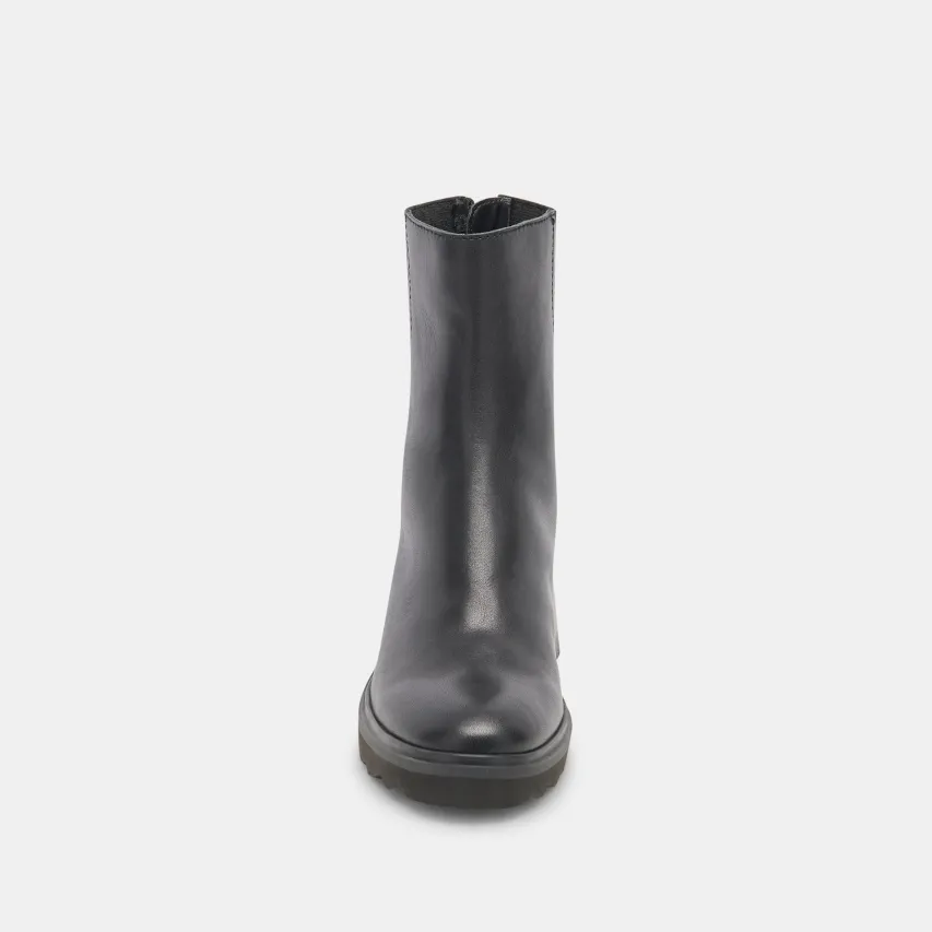 MARTEY H2O WIDE BOOTS BLACK LEATHER^Dolce Vita Hot