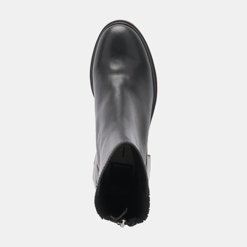MARTEY H2O WIDE BOOTS BLACK LEATHER^Dolce Vita Hot