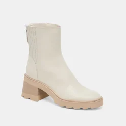 MARTEY H2O WIDE BOOTS IVORY LEATHER^Dolce Vita Discount