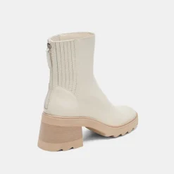 MARTEY H2O WIDE BOOTS IVORY LEATHER^Dolce Vita Discount