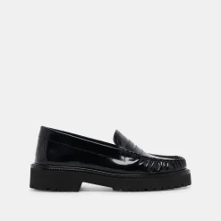 MAXWELL LOAFERS BLACK LEATHER^Dolce Vita Clearance