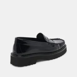 MAXWELL LOAFERS BLACK LEATHER^Dolce Vita Clearance