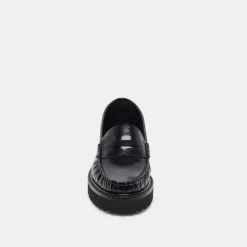 MAXWELL LOAFERS BLACK LEATHER^Dolce Vita Clearance