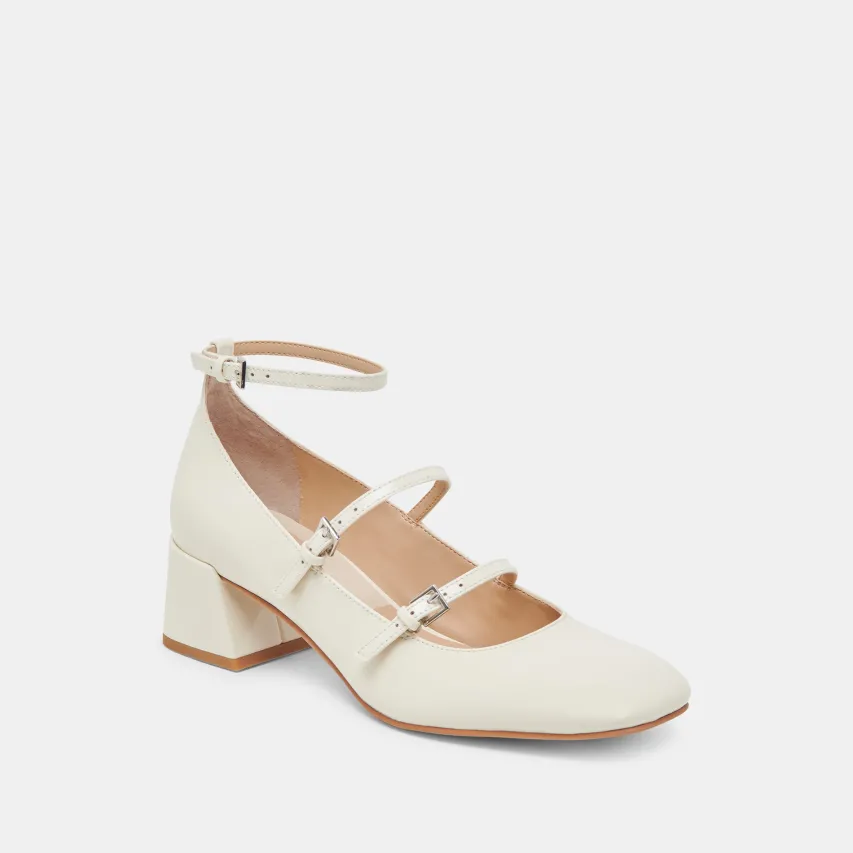 MEADOW HEELS WHITE PATENT LEATHER^Dolce Vita Online
