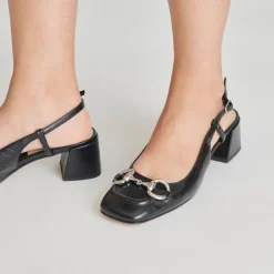 MELLI HEELS MIDNIGHT CRINKLE PATENT^Dolce Vita Sale