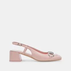 MELLI HEELS PINK CRINKLE PATENT^Dolce Vita Hot