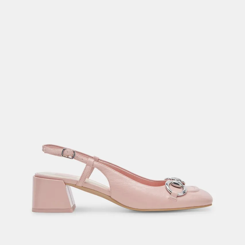 MELLI HEELS PINK CRINKLE PATENT^Dolce Vita Hot