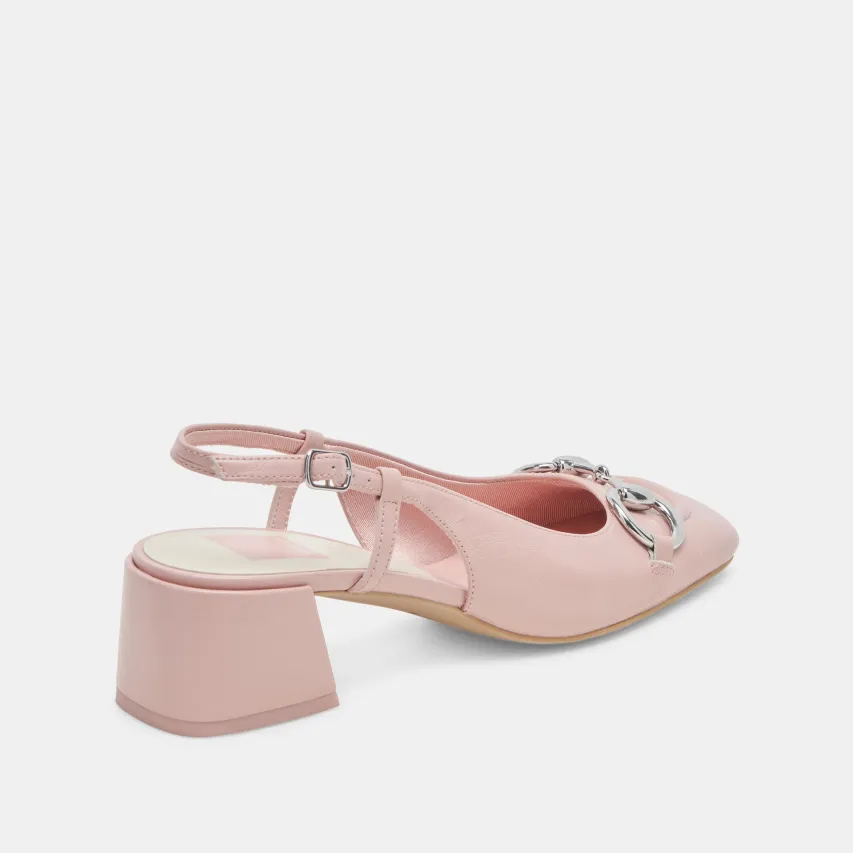 MELLI HEELS PINK CRINKLE PATENT^Dolce Vita Hot